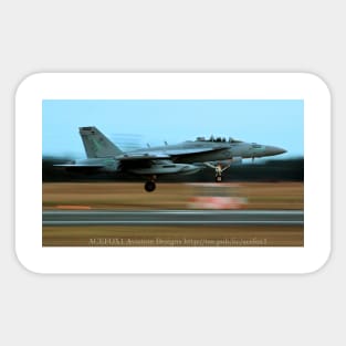 EA-18G Growler Super Hornet FCLP 2 Sticker